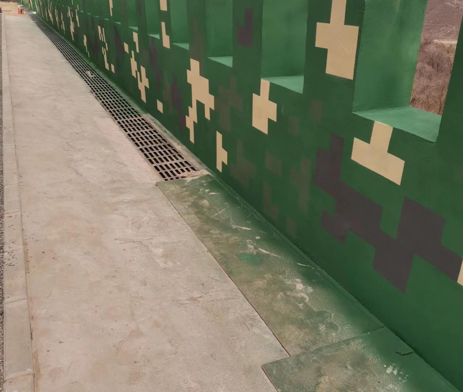 扬州围墙迷彩喷涂,数迷彩漆